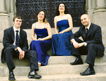 Enso String Quartet, photo by David Mehr