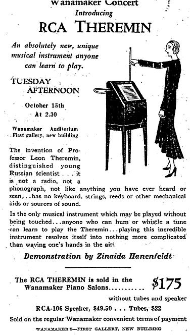 RCA Theremin advertisement