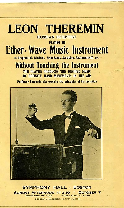Theremin concert advert