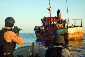 Capture of suspected pirates in the Gulf of Aden