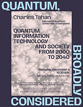 Charles Tahan Quantum talk poster 