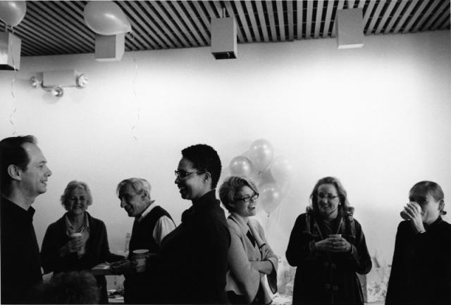 Baby Shower for Danielle Allen (center foreground) of the School of Social Science, Dilworth Room, March 2010