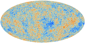 The Cosmic Microwave Background as observed by Planck (Image: ESA and the Planck Collaboration)