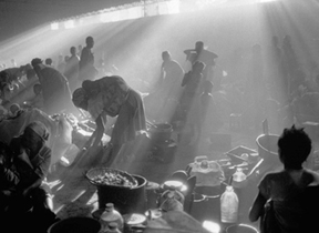Angola nutrition center, Médecins sans frontiers. Photo by Sebastiao Salgado