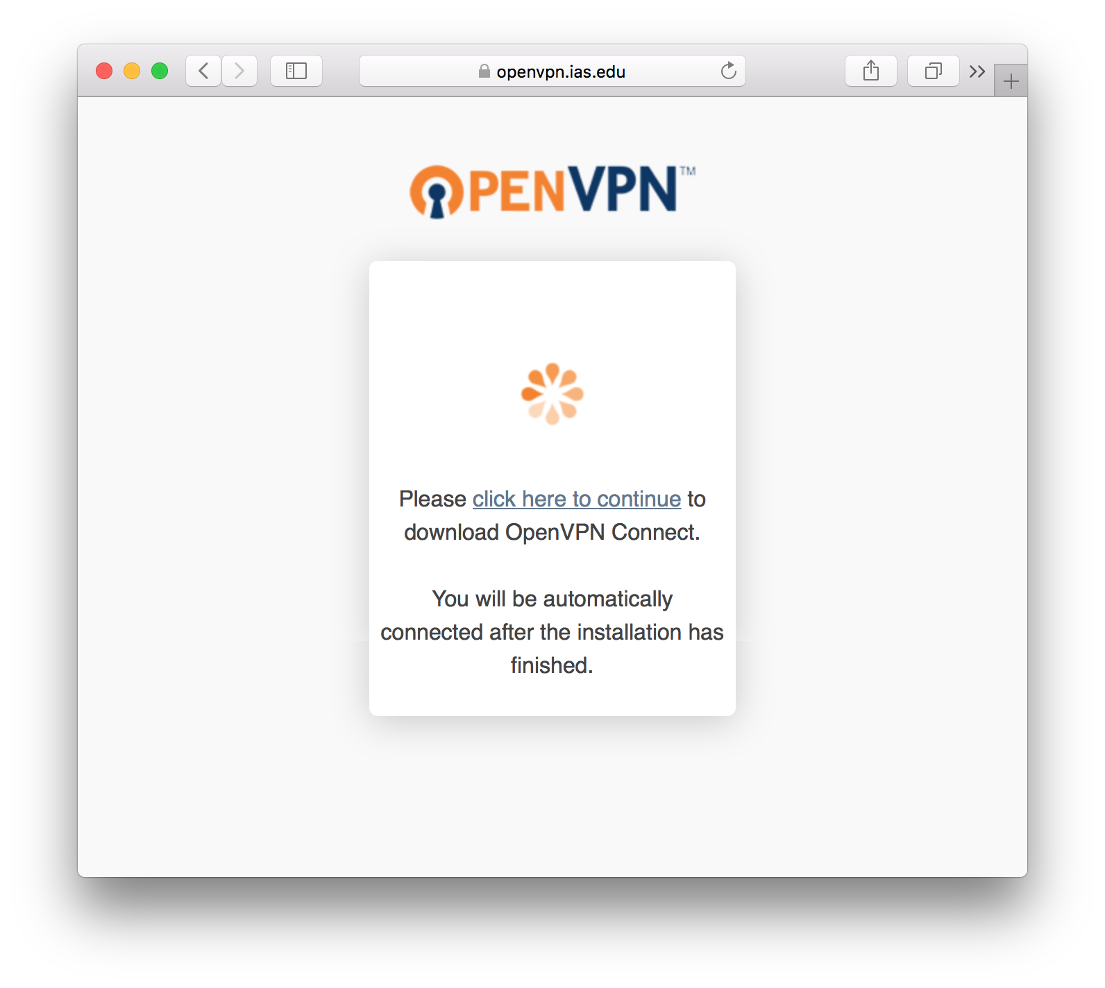 openvpn connect for osx download