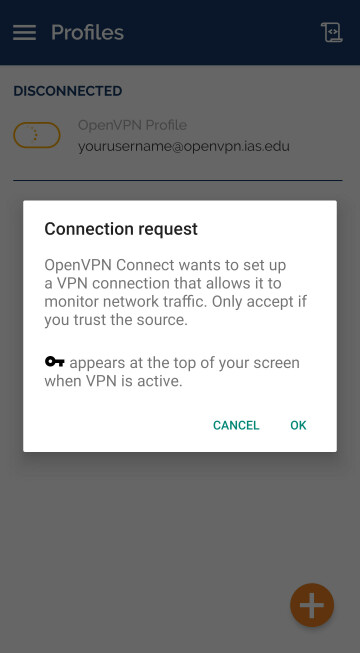 openvpn android connection timeout