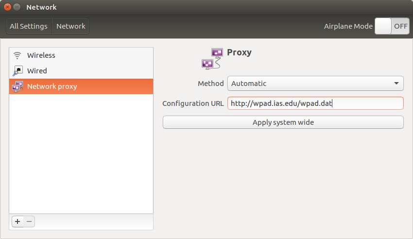 Configuración automática de proxy a través de WPAD Linux  Wpadubuntu_05