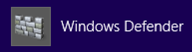 Windows 8.1 Windows Defender icon