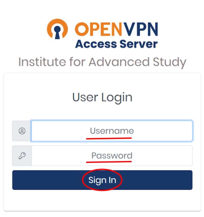 openvpn login