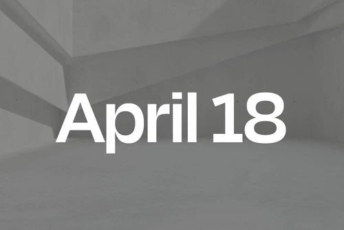 April 18 Date Box for Critical Intent Website
