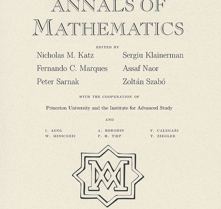 Annals of Mathematics Cover