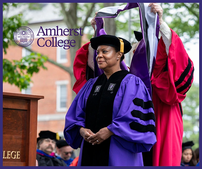 Alondra Nelson receiving honorary doctorate