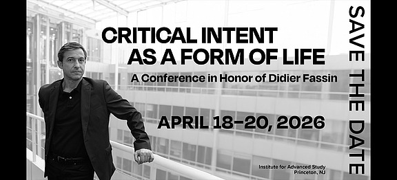 Save the date announcement conference in honor of Didier Fassin, 2026