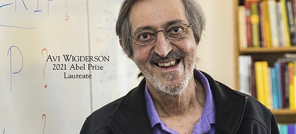 Cover for the Institute Letter 2021 featuring Avi Wigderson