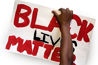 Black Lives Matter protest poster