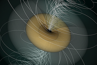 Rotating Black Hole Magnetic Field