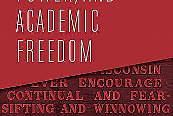 Book cover for "Knowledge, Power, and Academic Freedom" by Joan Wallach Scott