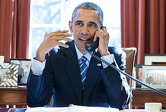 Portrait of Barack Obama