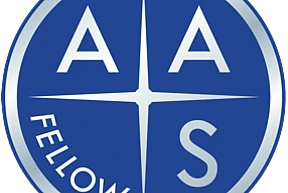 Graphic showing AAS fellowship pin