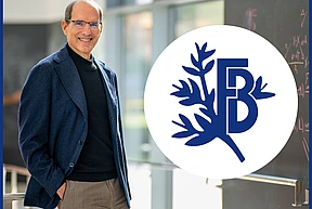 David Nirenberg next to Balzan Prize logo