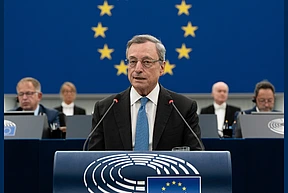 Mario Draghi Charlemagne Prize IAS Trustee