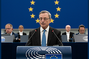 Mario Draghi Charlemagne Prize IAS Trustee