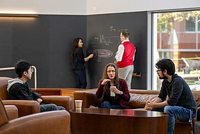 Natural Science scholars in Rubenstein Commons