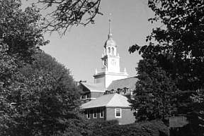 Image of the Institute for Advanced Study Fuld Hall. 