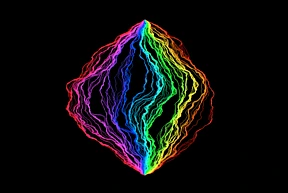 Randomness increases in a structure known as an “SLE curve.”