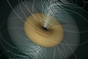 Rotating Black Hole Magnetic Field