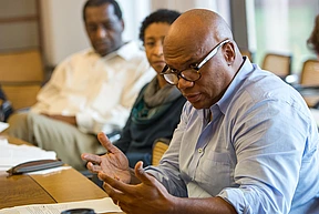 Michael G. Hanchard during a 2014 Social Science seminar on "Sociology’s Promise"
