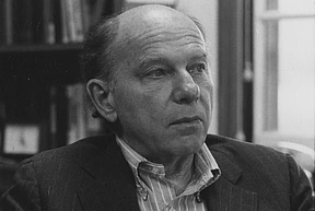 Morton White in his office at the Institute for Advanced Study, 1981