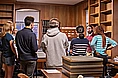 Lawrenceville School class visit to IAS