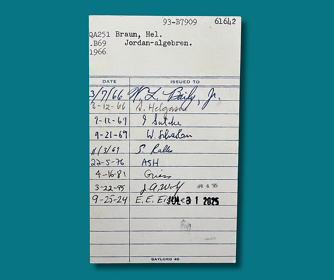 IAS Borrowing Record Hel Braun Jordan-algebren