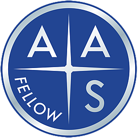 Graphic showing AAS fellowship pin