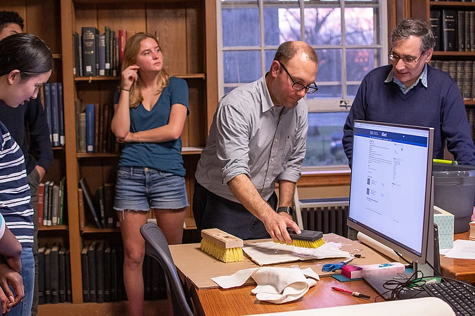 Lawrenceville School class visit to IAS