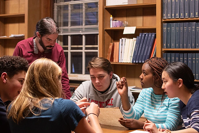 Lawrenceville School class visit to IAS