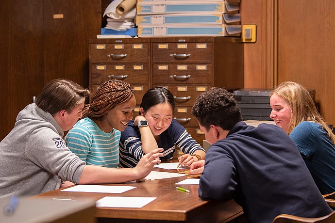 Lawrenceville School class visit to IAS