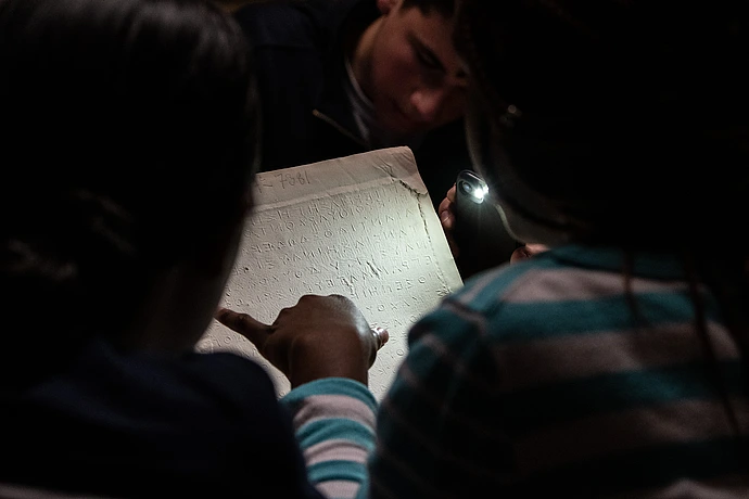 Lawrenceville School class visit to IAS