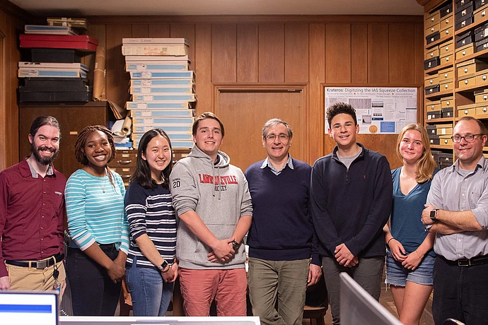 Lawrenceville School class visit to IAS