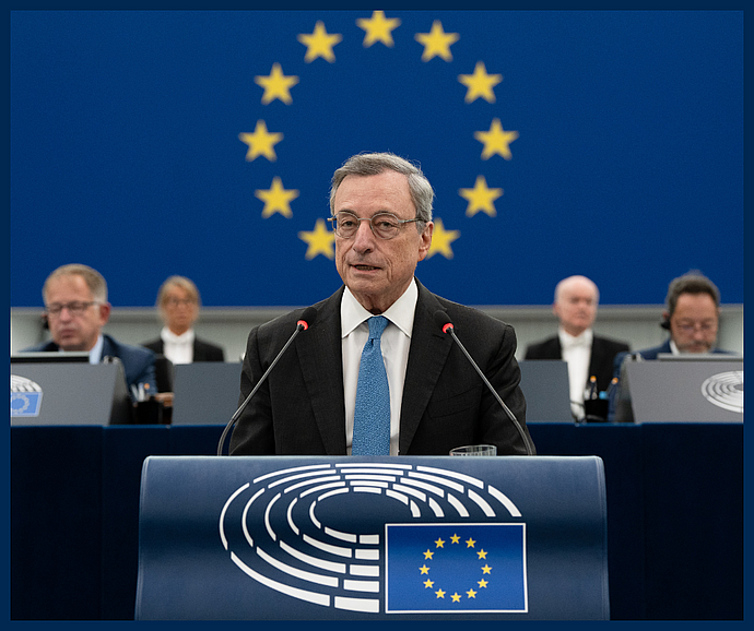 Mario Draghi Charlemagne Prize IAS Trustee