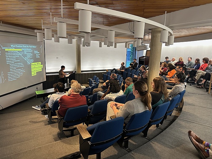 Quantum Glickman, audience view