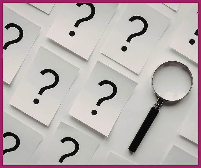 question marks