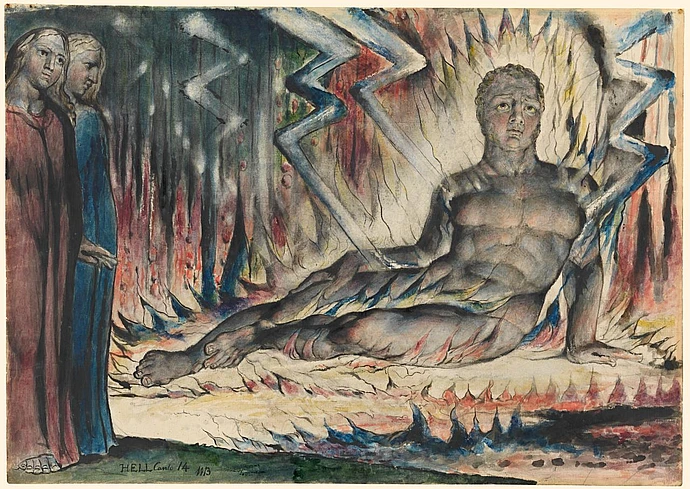 Capaneus the Blasphemer William Blake