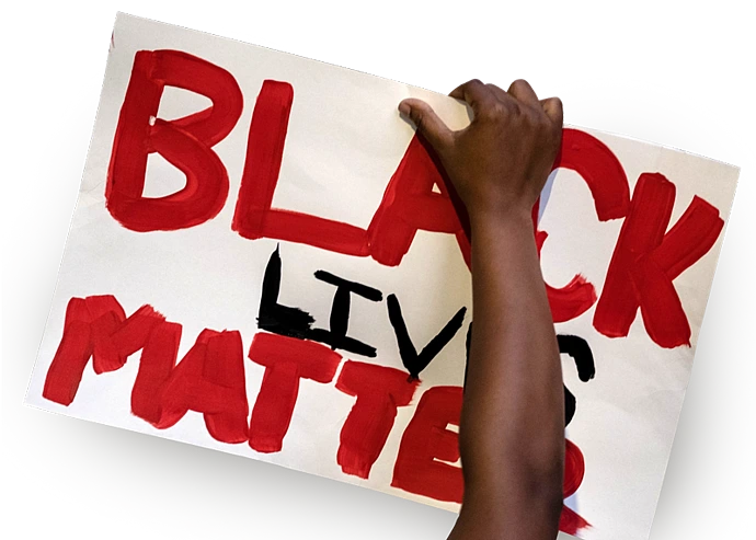 Black Lives Matter protest poster