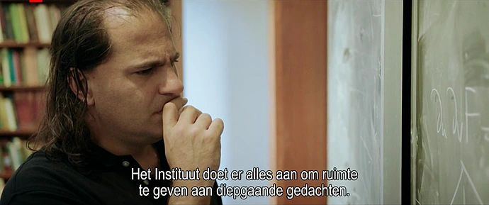 Nima Arkani-Hamed at the blackboard