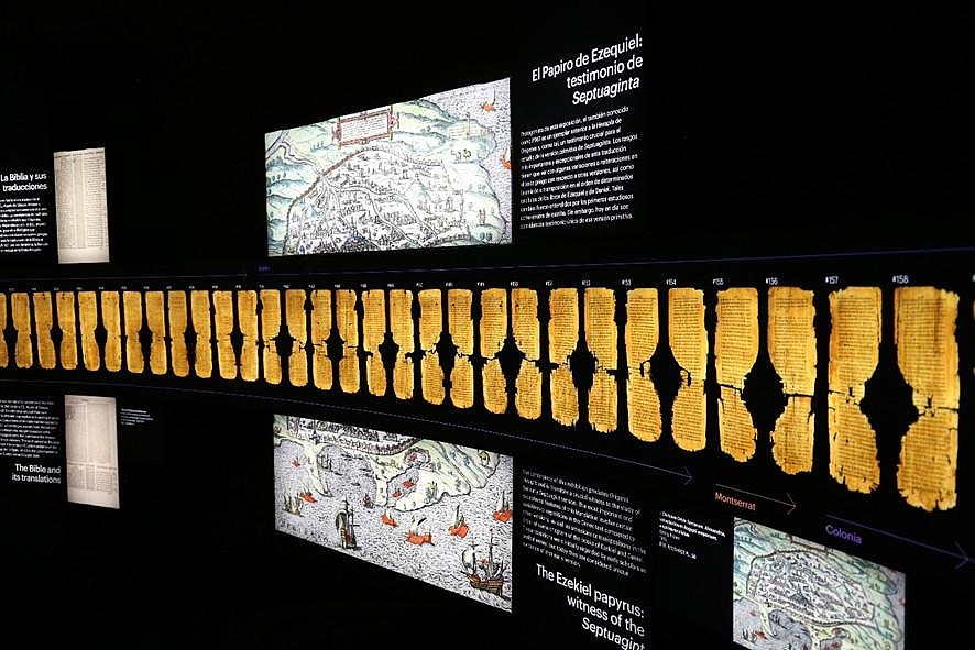 Ezekiel's Papyrus Exhibition Madrid
