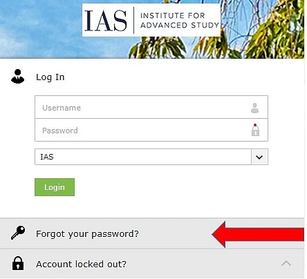 AD Self Service Forgot My Password Screenshot