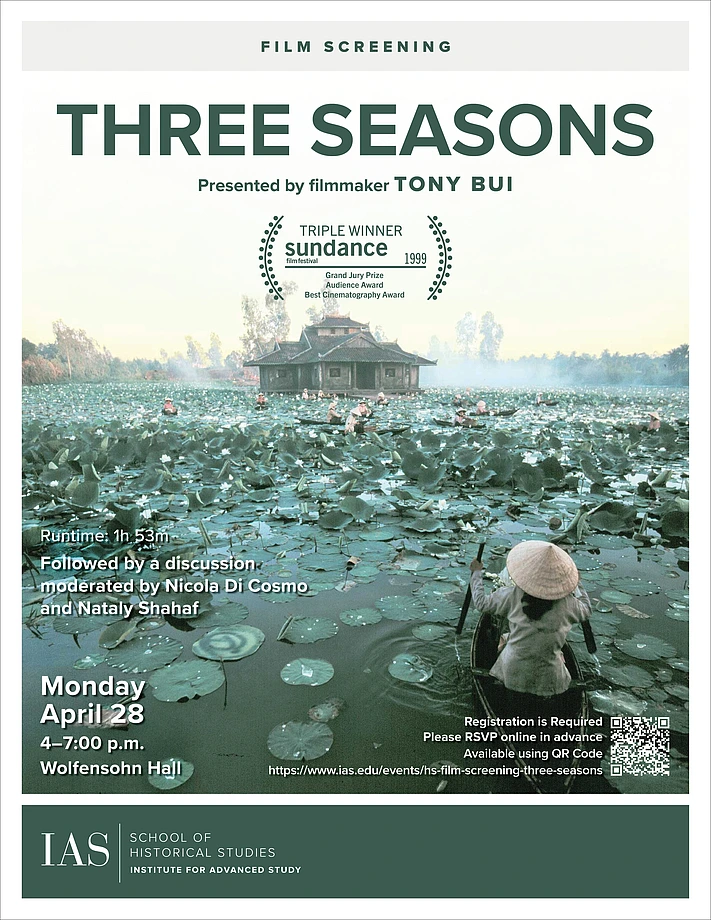 April 28 Screening Three Seasons