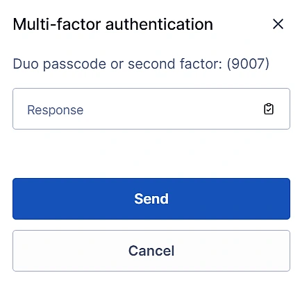 OpenVPN asking for Duo response with text field